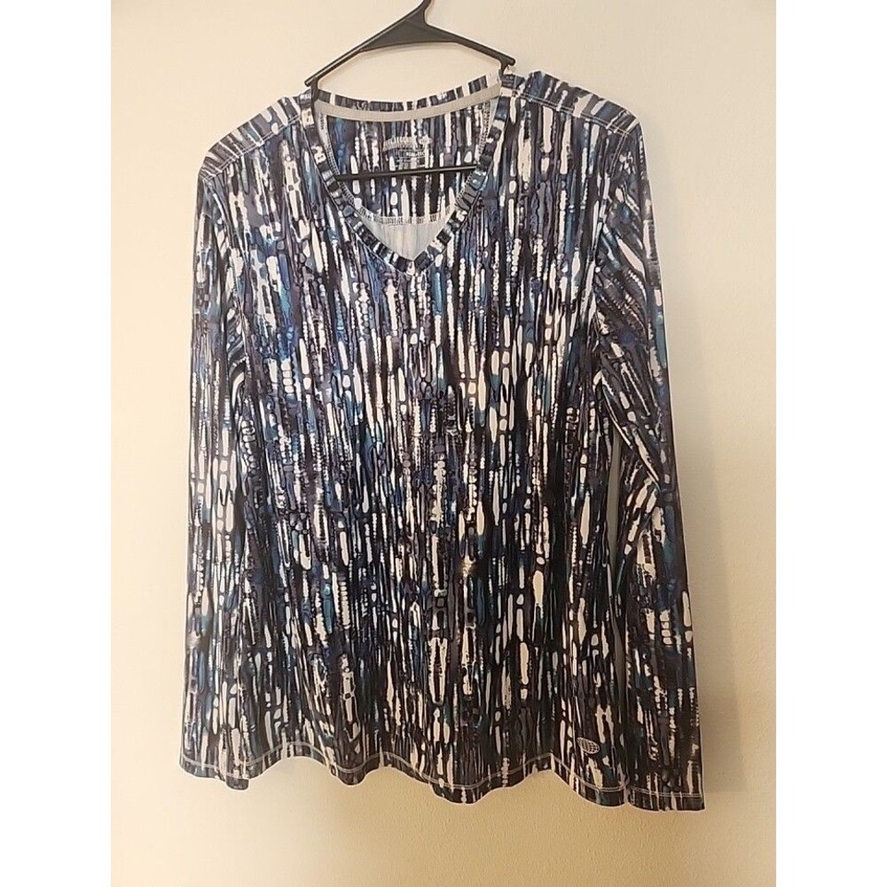 Womens Long Sleeved Shirt by Real Legends, Size Large Long Sleeve Quick Dry